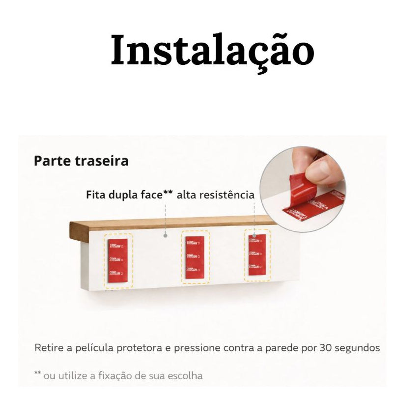 Porta Chaves Organizador Suporte Porta Chaves Decorativo Minimalista 100% MDF 20cm